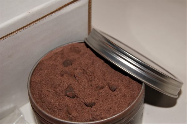 close up of a tin of hot cocoa