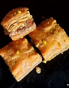 Layered Greek Walnut Pistachio Baklava