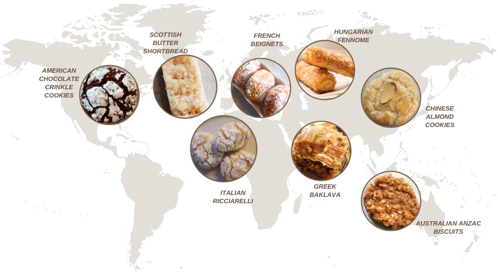 Sweet Treats Around the World: A cookie and pastry tour around the globe